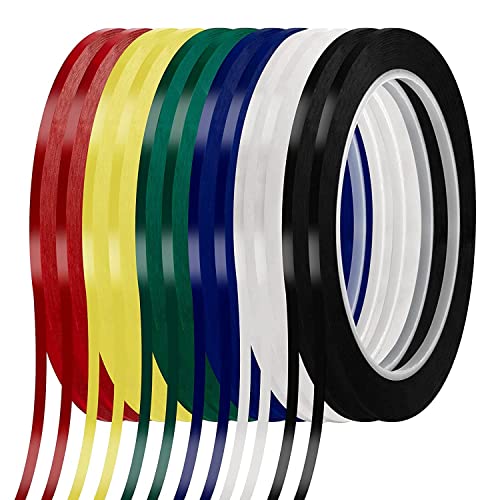 Feriany 12 Rollen 1/8 Whiteboard Klebeband, Nadel Streifen Band Trocken Abwischbares Board Klebeband Selbstklebendes Grafisches Raster Markierung Band, 216 Fuß Pro Rolle Feriany 12 Rollen 1/8 Whiteboard Klebeband, Nadel Streifen Band Trocken Abwischbares Board Klebeband Selbstklebendes Grafisches Raster Markierung Band, 216 Fuß Pro Rolle von Feriany