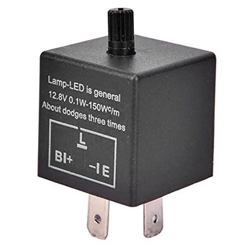 Feriany Elektronisches LED Einstellbares Blink Relais für Blinker CF13 JL-02 für Auto Motorrad Feriany Elektronisches LED Einstellbares Blink Relais für Blinker CF13 JL-02 für Auto Motorrad von Feriany