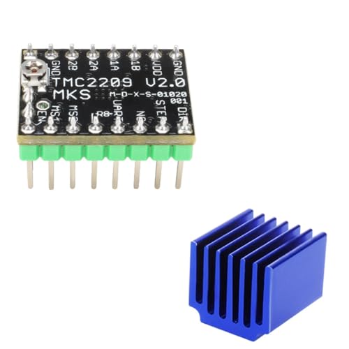 Feriany Für MKS TMC2209 Schrittmotortreiber StepStick 3D-Druckerteile 2.0A UART Ultra Silent für TMC2208 von Feriany