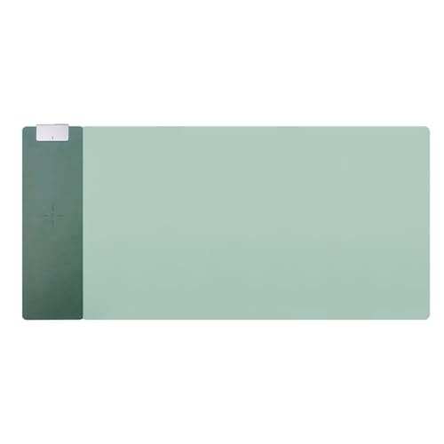 Feriany Mauspad, Reine Farbe, PU-Material, Schlankes Design, Kabelloses Schnellladen, Schreibtischunterlage, Telefon-Tastaturpads Feriany Mauspad, Reine Farbe, PU-Material, Schlankes Design, Kabelloses Schnellladen, Schreibtischunterlage, Telefon-Tastaturpads von Feriany