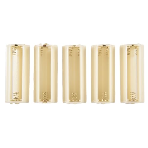 Feriany Taschenlampe zylindrisch 3 x AAA Batterie Kunststoff Halter Box 5Stk von Feriany