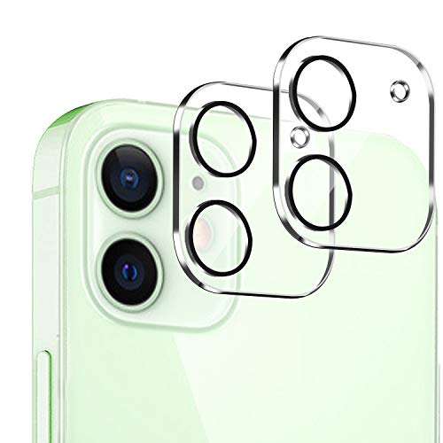 Ferilinso [2 Stück] iPhone 12 Kamera schutzfolie Displayschutzfolie [Kompatibel mit Handy Hülle][9H Härte] [2.8D Rand] [Anti-Kratzen] [Blasenfrei] [HD] [Anti-Fingerabdruck] von Ferilinso