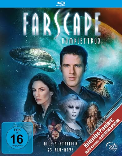 Farscape - Verschollen im All: Komplettbox (Alle 5 Staffeln mit deutscher Synchro) [Blu-ray] von 99999 (Alive)