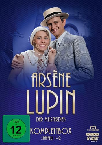 Arsène Lupin - Der Meisterdieb - Komplettbox (Staffeln 1-2) (Fernsehjuwelen) [8 DVDs] von Fernsehjuwelen