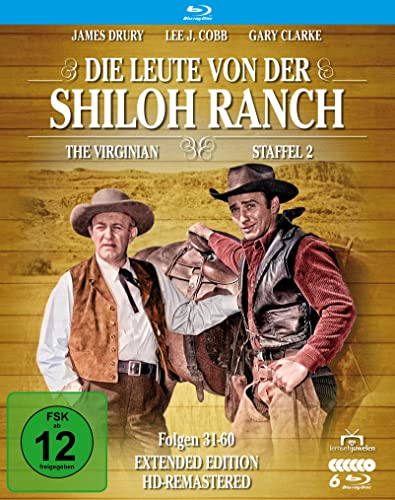 Die Leute von der Shiloh Ranch - Staffel 2 (HD-Remastered) (The Virginian: Extended Edition) (Fernsehjuwelen) (6 Blu-rays) von 99999 (Alive)