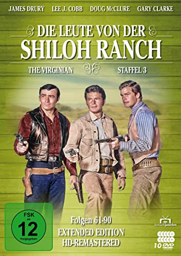 Die Leute von der Shiloh Ranch - Staffel 3 (HD-Remastered) (The Virginian: Extended Edition) (Fernsehjuwelen) (10 DVDs) von Fernsehjuwelen