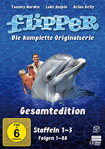 Flipper Gesamtedition - Die komplette Originalserie (Staffeln 1-3) (Fernsehjuwelen) [12 DVDs] von Fernsehjuwelen