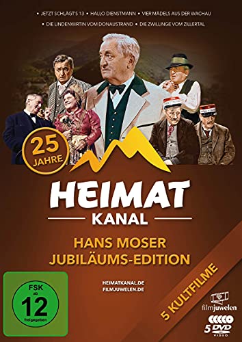 Hans Moser Jubiläums-Edition (25 Jahre Heimatkanal) [5 DVDs] von Fernsehjuwelen