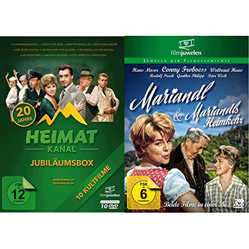 Heimatkanal - Jubiläumsedition [10 DVDs] & Mariandl und Mariandls Heimkehr - Doppelbox (Filmjuwelen) [2 DVDs] von Fernsehjuwelen