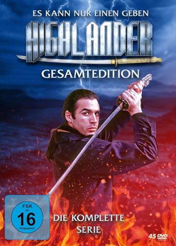 Highlander - Gesamtedition: Die komplette Serie mit Adrian Paul (Alle 6 Staffeln) [45 DVDs] von Fernsehjuwelen