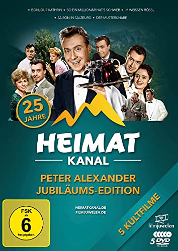 Peter Alexander Jubiläums-Edition (25 Jahre Heimatkanal) [5 DVDs] von Fernsehjuwelen