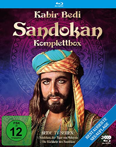 Sandokan - Komplettbox: Restored Version (Der Tiger von Malaysia in HD & Die Rückkehr des Sandokan in SD) (Fernsehjuwelen) [Blu-ray] von Fernsehjuwelen