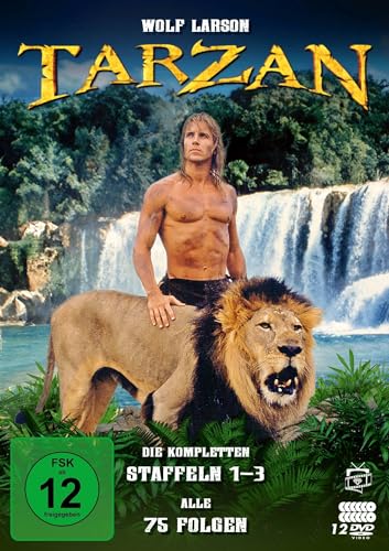 Tarzan - Die komplette Serie mit Wolf Larson (Alle 75 Folgen) (Fernsehjuwelen) [12 DVDs] von Fernsehjuwelen