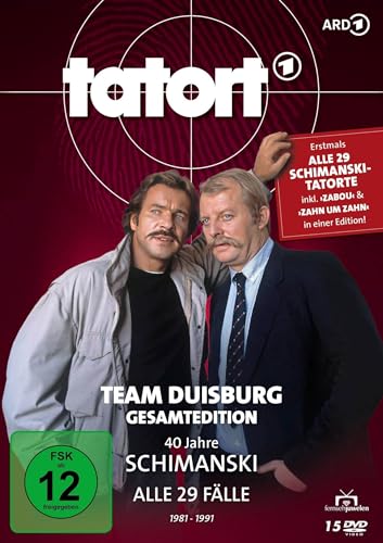 Tatort Duisburg - 40 Jahre Schimanski - Gesamtedition: Alle 29 Folgen inkl. "Zahn um Zahn" und "Zabou" (Fernsehjuwelen) [15 DVDs] von Fernsehjuwelen
