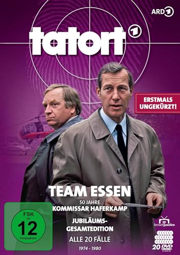 Tatort Essen - 50 Jahre Kommissar Haferkamp - Jubiläums-Gesamtedition (Alle 20 Fälle mit Hansjörg Felmy) [20 DVDs] von Fernsehjuwelen