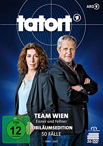 Tatort Wien - Staffeln 1-4 Jubiläumsedition: Eisner und Fellner ermitteln (Fall 1-50) 1999-2021 [26 DVDs] von Fernsehjuwelen