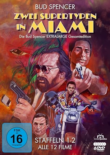 Zwei Supertypen in Miami - Die Bud Spencer EXTRALARGE Gesamtedition (Staffeln 1-2 / Alle 12 Filme) [6 DVDs] von Fernsehjuwelen