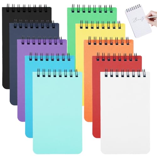 10 Stück Spirale Notizblock A7,Mini Notizblock Liniert Pocket Notizbuch mit Raster Farbiges,10 Farben Memo Blöcke,Bunt Notizblöcke A7 Klein mit Spiralbindung für Memos Büro Lernen Zuhause Schulsachen 10 Stück Spirale Notizblock A7,Mini Notizblock Liniert Pocket Notizbuch mit Raster Farbiges,10 Farben Memo Blöcke,Bunt Notizblöcke A7 Klein mit Spiralbindung für Memos Büro Lernen Zuhause Schulsachen von FerraDrend