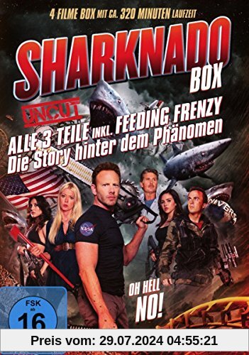 Sharknado 1-3 Box-Edition (2 DVDs mit 3 Filmen plus Bonus-Doku) von Ferrante, Anthony C.
