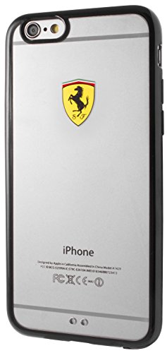 Ferrari FEHCP6BK Racing Shield Case für Apple iPhone 6/6S schwarz/transparent von Ferrari