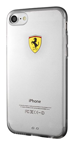Ferrari FEHCP7TR1 TPU Schutzhülle für Apple iPhone 7, Racing Shield klar von Ferrari