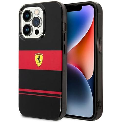 Ferrari FEHMP14LUCOK Hülle für iPhone 14 Pro 6,1" Schwarz hardcase IMD Combi von Ferrari