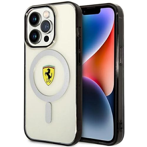 Ferrari FEHMP14XURKT hülle für iPhone14 Pro Max 6.7" transparent hardcase Outline von Ferrari