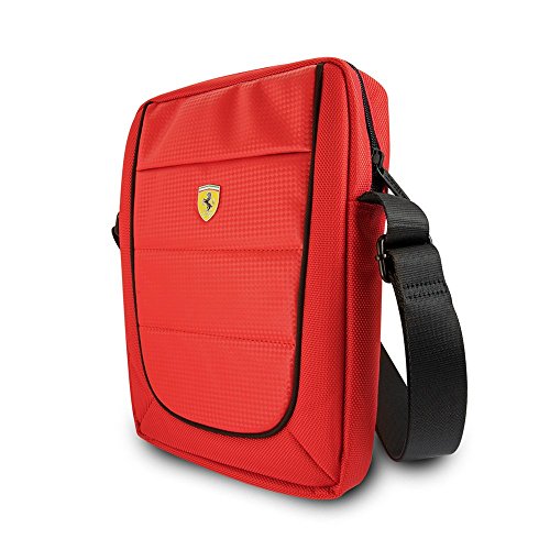 Ferrari FESH10RE Scuderia Tablet-Tasche, 25,4 cm (10 Zoll) schwarz/rot von Ferrari