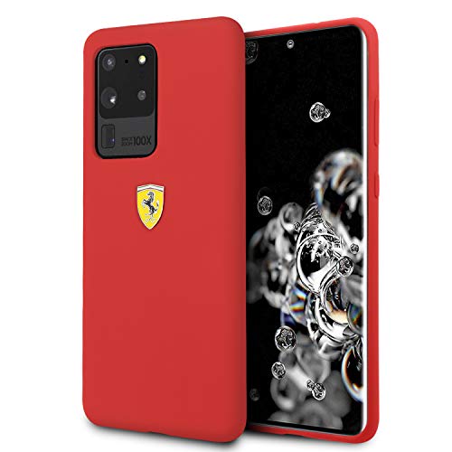 Ferrari Silicone Hülle Hardcase FESSIHCS69RE für S20 Ultra G988 rot von Ferrari