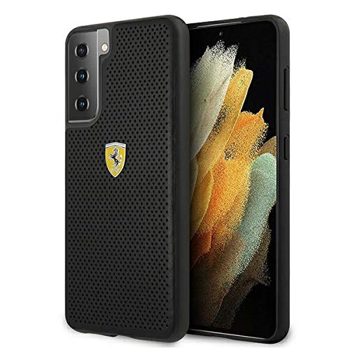 Ferrari hardcase On Track Perforated Hülle für FESPEHCS21MBK S21+ G996 schwarz von Ferrari