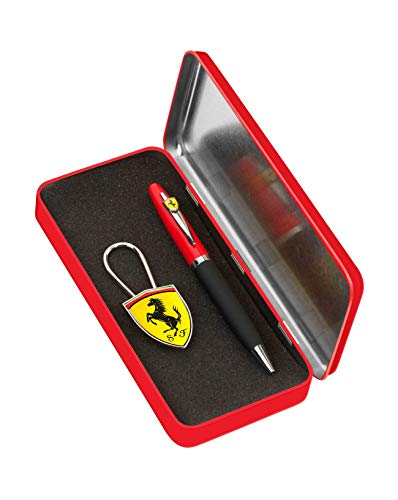 Scuderia Ferrari Set Kugelschreiber Maranello + Schlüsselanhänger 59412C von Ferrari