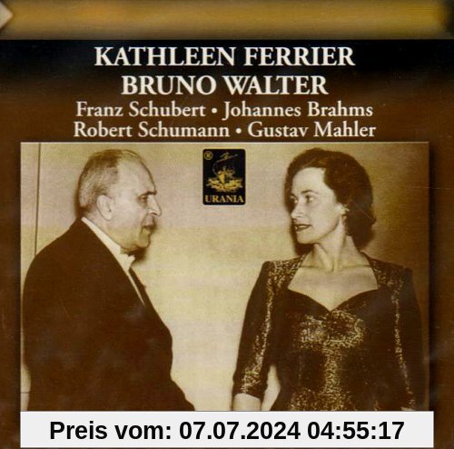 Brahms Lieder, Mahler Kindertotenlieder, Schubert von Ferrier