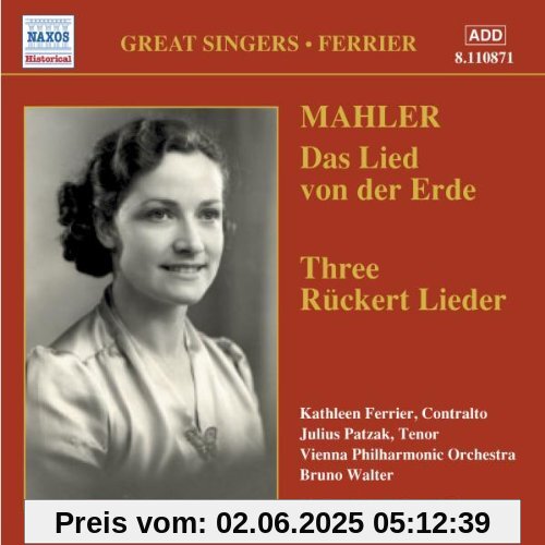 Lied Von der Erde/Rückert-Lied Lied Von der Erde/Rückert-Lied von Ferrier
