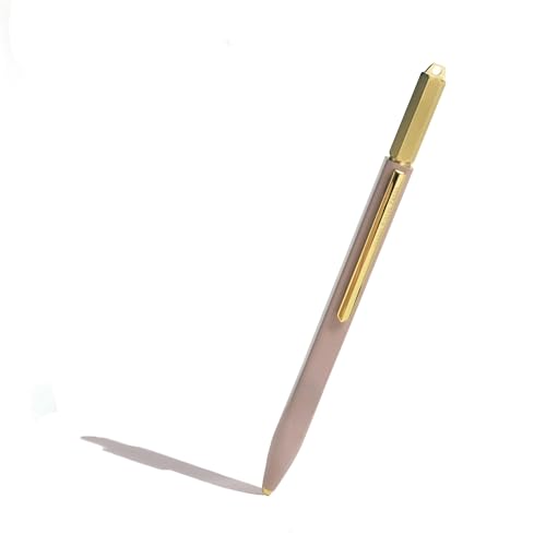 Ferris Wheel Press | Scribe Ballpoint Pen| Lady Rose | Copper Lacquered Body | Steel plated clip | Engraved rotating brass crown von Ferris Wheel Press