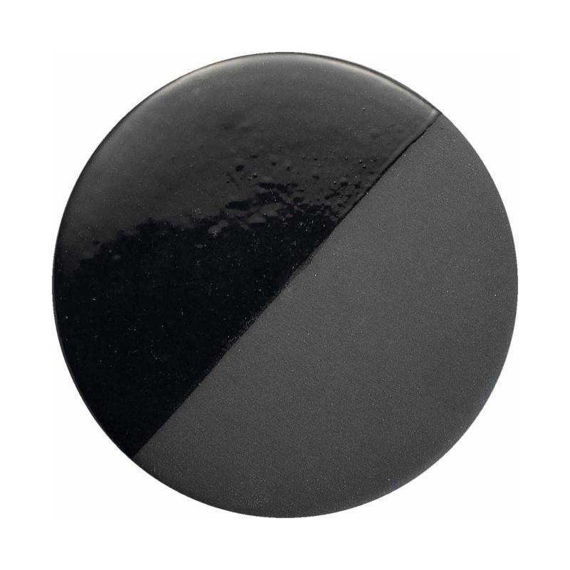 Hängeleuchte Bellota aus Keramik, Ø 24 cm, schwarz von Ferroluce