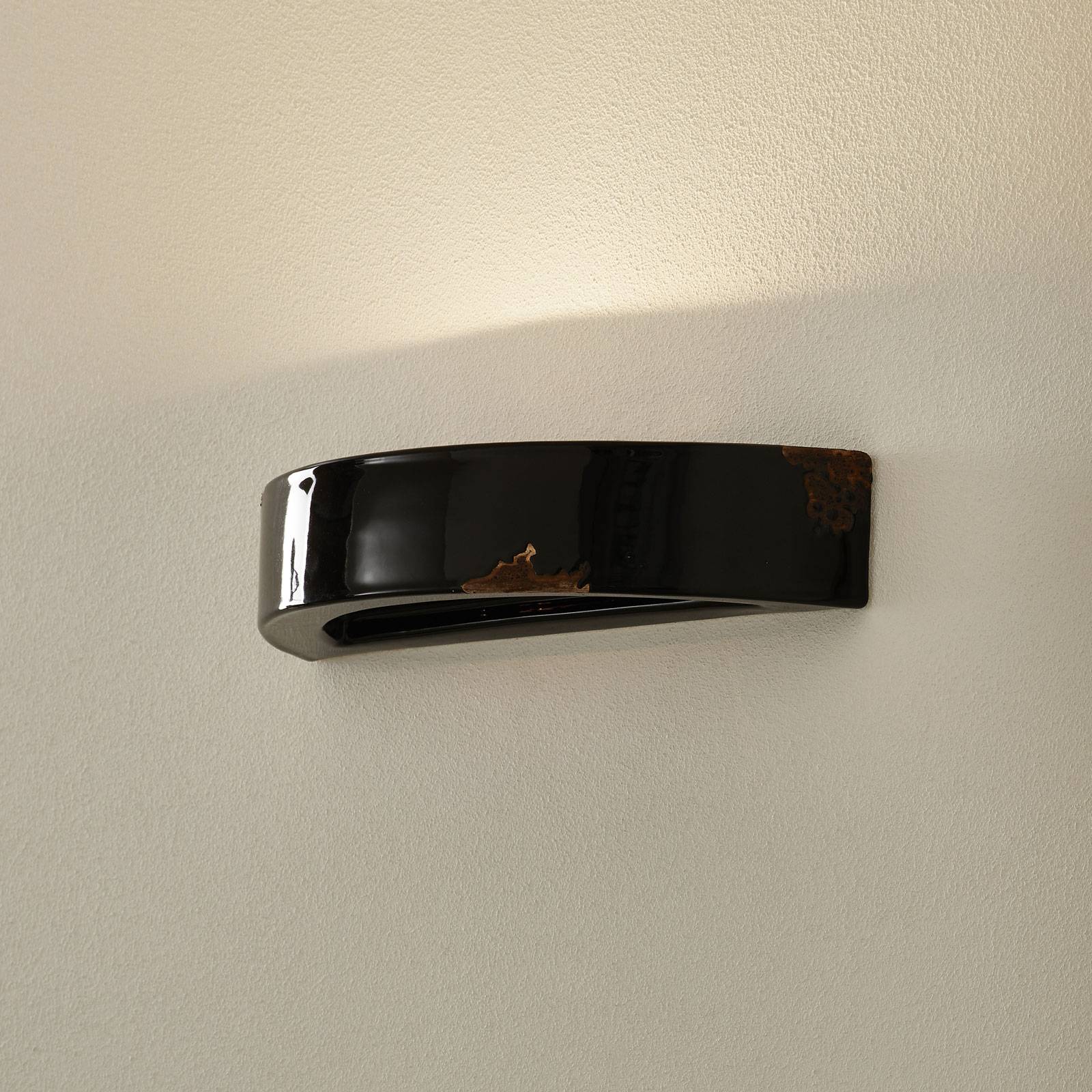 Vintage-Wandleuchte C603, schwarz Vintage-Wandleuchte C603, schwarz von Ferroluce