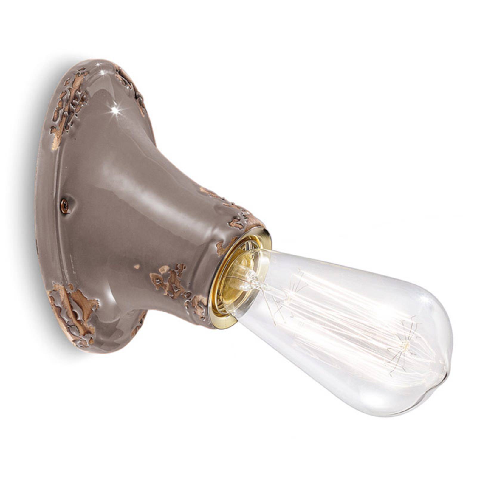 Wandleuchte C115 im Vintage-Stil taube Wandleuchte C115 im Vintage-Stil taube von Ferroluce