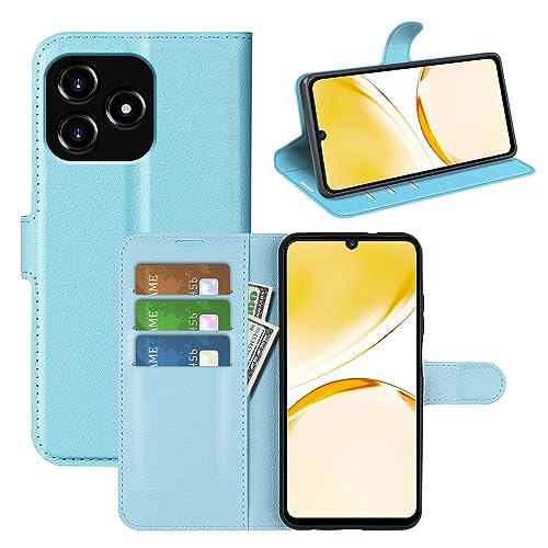 Fertuo Hülle für Realme C53 / Realme Note 50, Handyhülle Leder Flip Case Tasche mit Standfunktion, Kartenfach, Magnetschnalle, Silikon Bumper Schutzhülle Cover für Realme C53 / Realme Note 50, Blau Fertuo Hülle für Realme C53 / Realme Note 50, Handyhülle Leder Flip Case Tasche mit Standfunktion, Kartenfach, Magnetschnalle, Silikon Bumper Schutzhülle Cover für Realme C53 / Realme Note 50, Blau von Fertuo