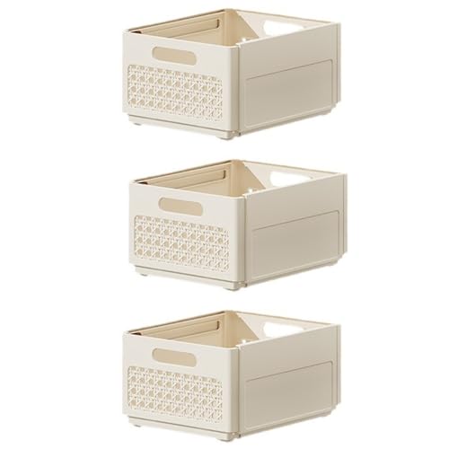 Fesatccoz 3 Stück Einziehbare Schublade Aufbewahrungsbox, Cremig Groß Faltbare Kunststoff Organizer, Teleskopschublade Justierbar von 11-18inch für Küche, Kleiderschrank, Kühlschrank Fesatccoz 3 Stück Einziehbare Schublade Aufbewahrungsbox, Cremig Groß Faltbare Kunststoff Organizer, Teleskopschublade Justierbar von 11-18inch für Küche, Kleiderschrank, Kühlschrank von Fesatccoz