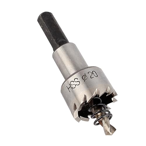 20 -mm -Metall -Loch -Säge -Schneiderbohrer, Schnell Geschnittenes Edelstahlblechschneider für Eisenkupfer -Messing, Split -Tipp -Pilotbohrer Verhindert Schäden, mit 20 -mm -Metall -Loch -Säge -Schneiderbohrer, Schnell Geschnittenes Edelstahlblechschneider für Eisenkupfer -Messing, Split -Tipp -Pilotbohrer Verhindert Schäden, mit von Fesjoy