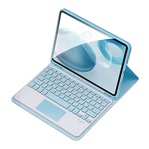 Fesjoy Tastatur wirel BT USB-Tastatur mit Schutzhülle aus PU-Leder für Tablet kompatibel mit AIr3 10.5in/Pro 10.5in(2017)/7 10.2in(2019)/8 10.2in(2019)/9 10.2in(2020) von Fesjoy