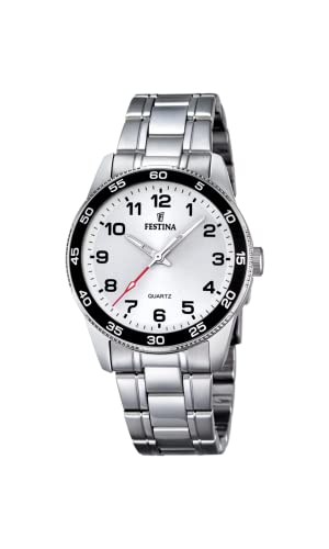 Festina Unisex Analog Quarz Uhr mit Edelstahl Armband F16905/1 von Festina