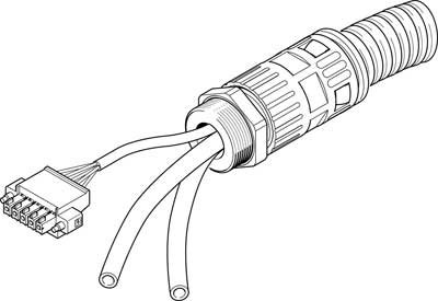 Festo 1585795 Anschlusskabel, Modell nhsb-a1–15-blg5-le5-pu8 Festo 1585795 Anschlusskabel, Modell nhsb-a1–15-blg5-le5-pu8 von Festo