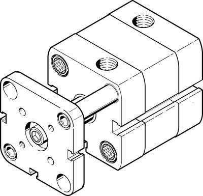 Festo 577217 Modell adngf-25–15-pps-a Compact Radzylinder von Festo