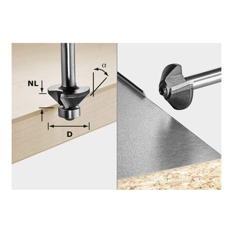Festool Fasefrã¤Ser S8 Hw 15 Grad D18-Kl Ofk 499801 von Festool