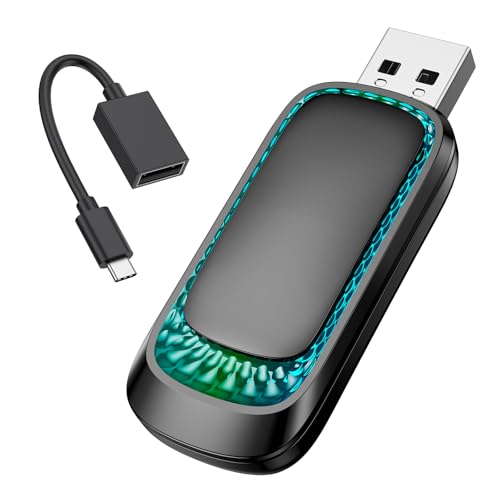 Fesuda Carplay Wireless Adapterr, 2024 Upgrade Plug & Play FüR 800+ Auto OEM Wired Zu Wireless Auto Play Dongle Mini-USB-Stil Mit Umgebungslicht Kompatibel Mit Apple-GeräTen iPhone 6+ & Ios 10+ Fesuda Carplay Wireless Adapterr, 2024 Upgrade Plug & Play FüR 800+ Auto OEM Wired Zu Wireless Auto Play Dongle Mini-USB-Stil Mit Umgebungslicht Kompatibel Mit Apple-GeräTen iPhone 6+ & Ios 10+ von Fesuda