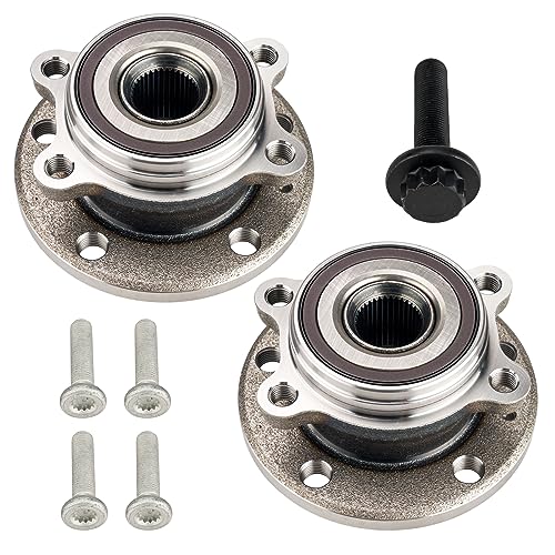 Fesuda Radlagersatz -2 Stück-Radlager Radnabe Geeignet für VW Caddy/Golf/Tiguan (2003-2017), A3/A3 Cabrio/A3 Sportback/Q3 (2003-2018), OE VKBA6623 von Fesuda