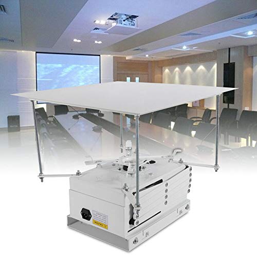 Fetcoi Motorisierter Projektorhalterung Aufzug Beamer Deckenlift Projektor Lift 50cm Projektor Sicherheit Cage mit Fernbedienung 220V von Fetcoi