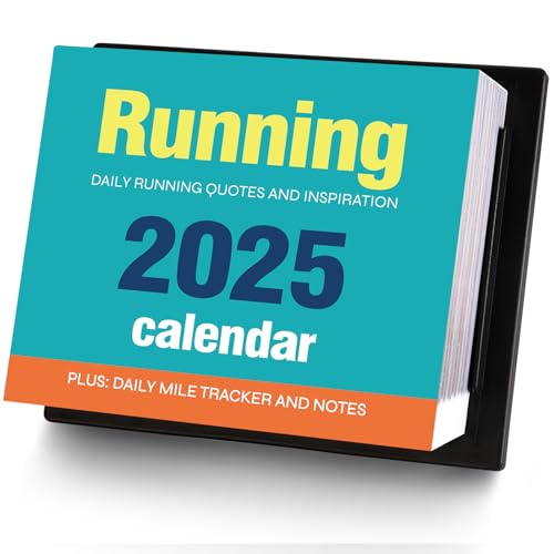 Tischkalender 2025 – Motivierender Kalender, 12,7 x 15,2 cm, Laufausrüstung, Tageskalender für Läufer, Januar 2025 – Dezember 2025, inspirierender Schreibtischkalender 2025, Tageslaufzitat Tischkalender 2025 – Motivierender Kalender, 12,7 x 15,2 cm, Laufausrüstung, Tageskalender für Läufer, Januar 2025 – Dezember 2025, inspirierender Schreibtischkalender 2025, Tageslaufzitat von Feteulo