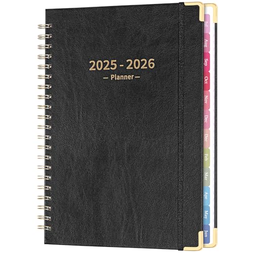 Juli 2025 – Juni 2026 Planer, akademischer Planer 2025–2026, Hardcover-Wochen- und Monatsplanungsbuch, 21,6 x 27,9 cm, Tageskalender mit Registern, College-Schul-Organizer für Schüler, Lehrer, Schwarz Juli 2025 – Juni 2026 Planer, akademischer Planer 2025–2026, Hardcover-Wochen- und Monatsplanungsbuch, 21,6 x 27,9 cm, Tageskalender mit Registern, College-Schul-Organizer für Schüler, Lehrer, Schwarz von Fetinar